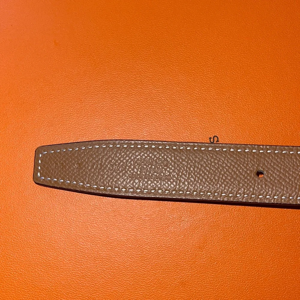 Hermes 24mm belt in black/gold - Picture 12 of 13